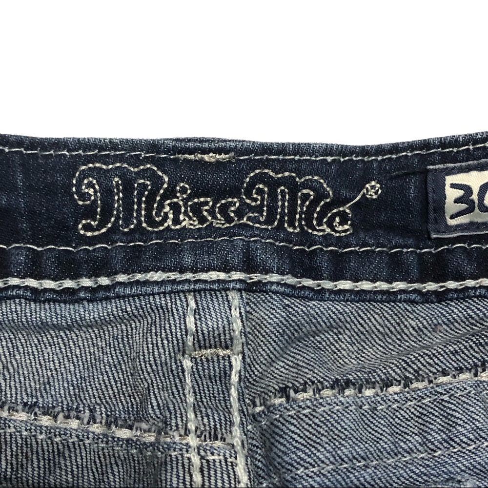 Miss Me Distressed Cutoff Jean Shorts - Picture 6 of 8